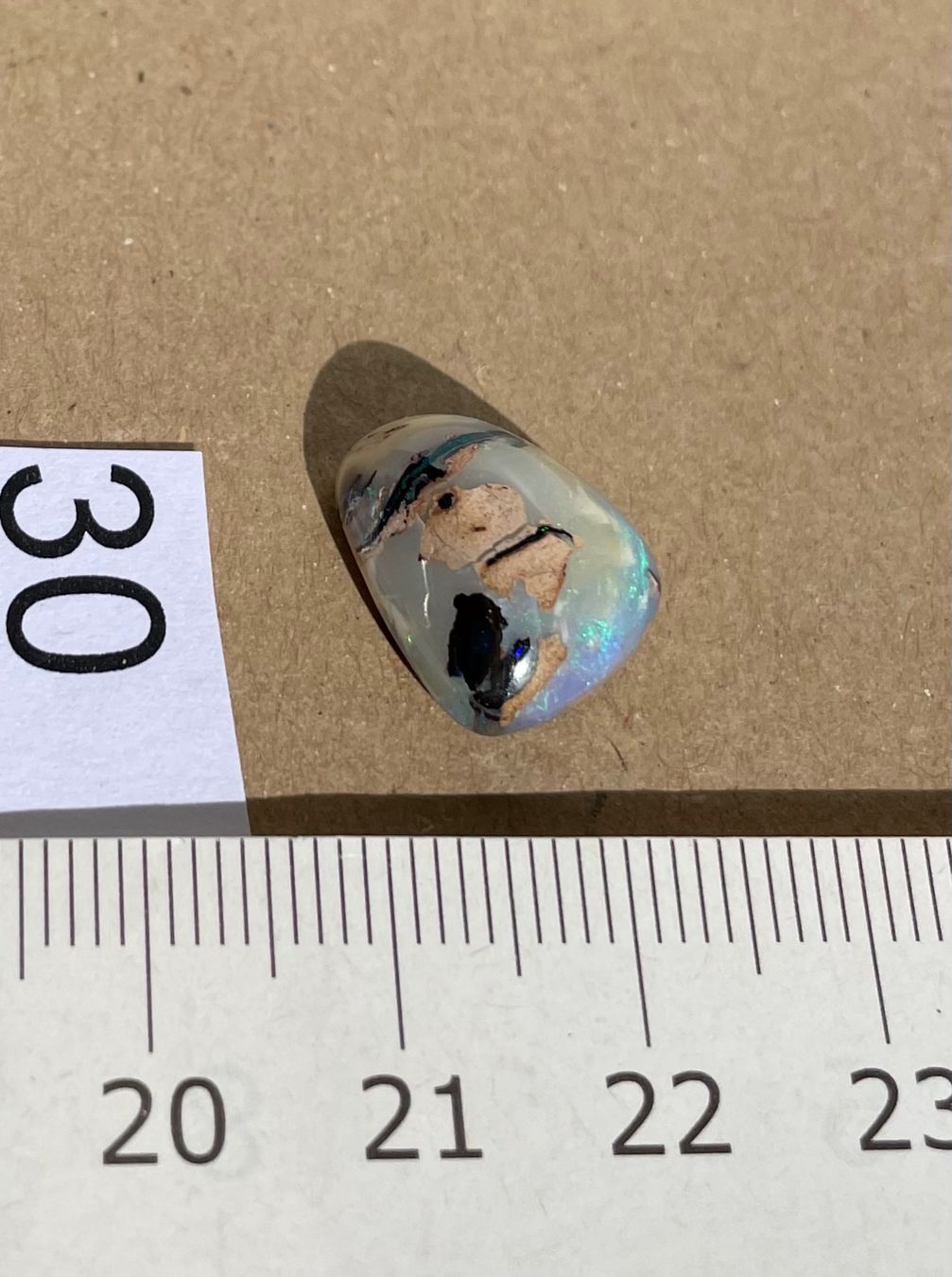 Pietre preziose: Opal Cabochon    Unikat    top Farbe – Nuovo e nell'imballaggio originale da Leuggern venduto da gemshow 4