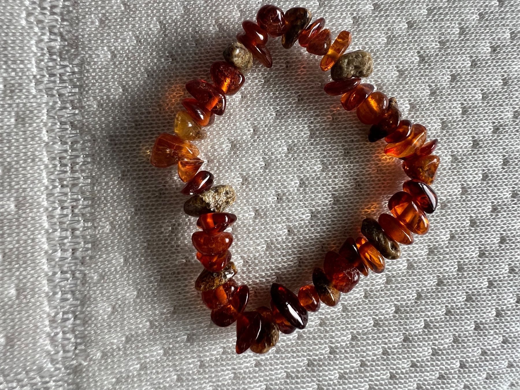 Bracciali & Braccialetti: Kleine Bernstein-Armkette – Nuovo (secondo la descrizione) da Zürich venduto da Cdefinitiv 1