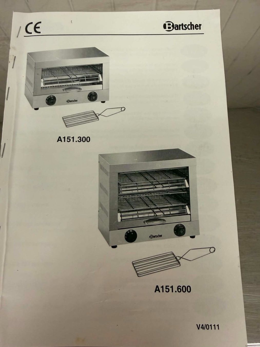Bartscher Appareils de cuisine: Bartscher Toast-/Überbackgerät, einfach Ab Fr. 1.00 – D'occasion à Fällanden par Zihuatanejo 1