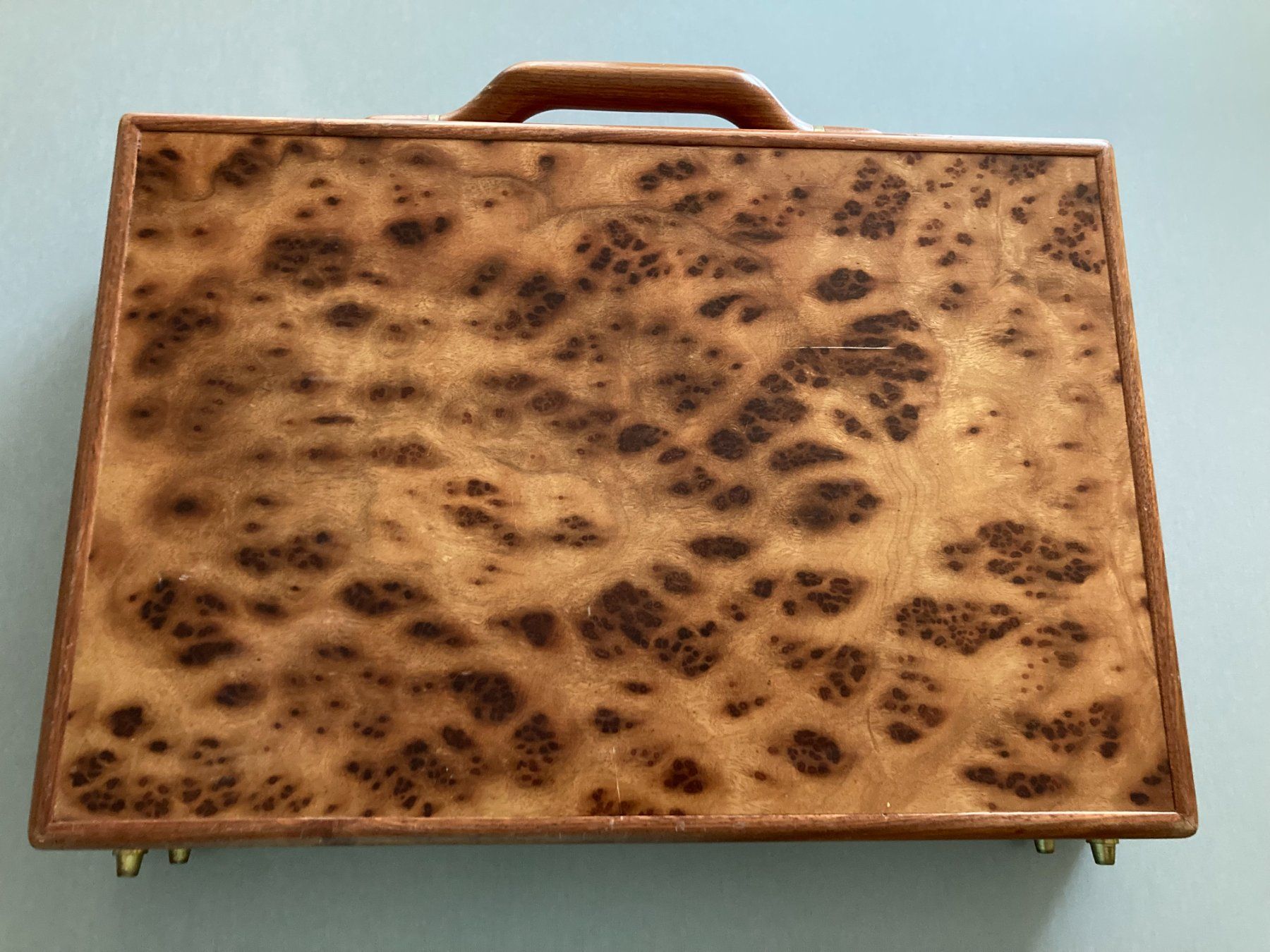 Valises de voyage: Aktenkoffer aus Holz – D'occasion à Obfelden par miau68 1