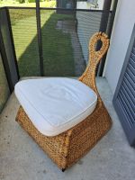 2 Geflochtener Stuhl mit Kissen - perfekt für den Sommer!