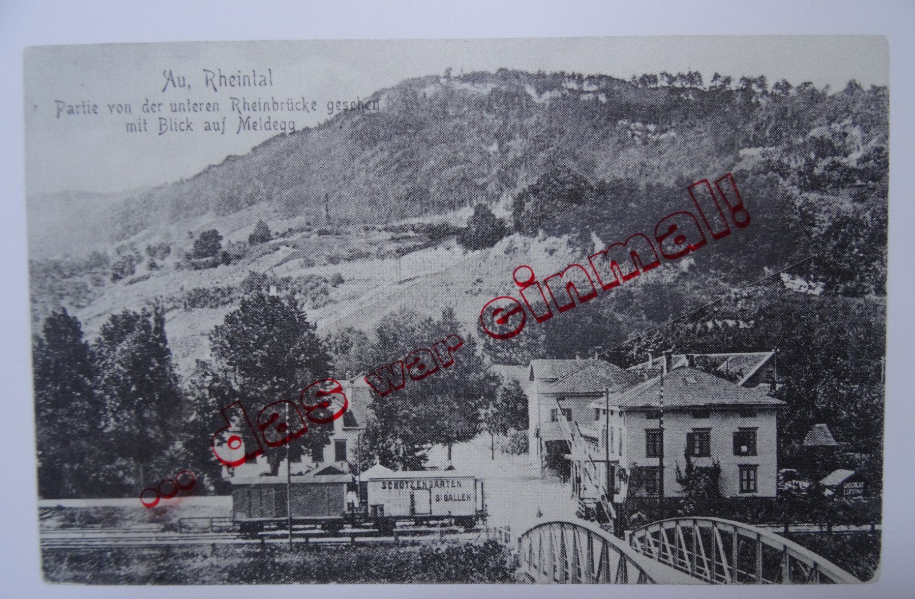 Ansichtskarten: St. Gallen  Au Reben anno1911 – Gebraucht aus Safnern von Wstussi