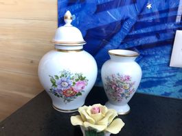 Kaiser Ottlinger Jugendstil Vasen Geschirr Vintagedeko