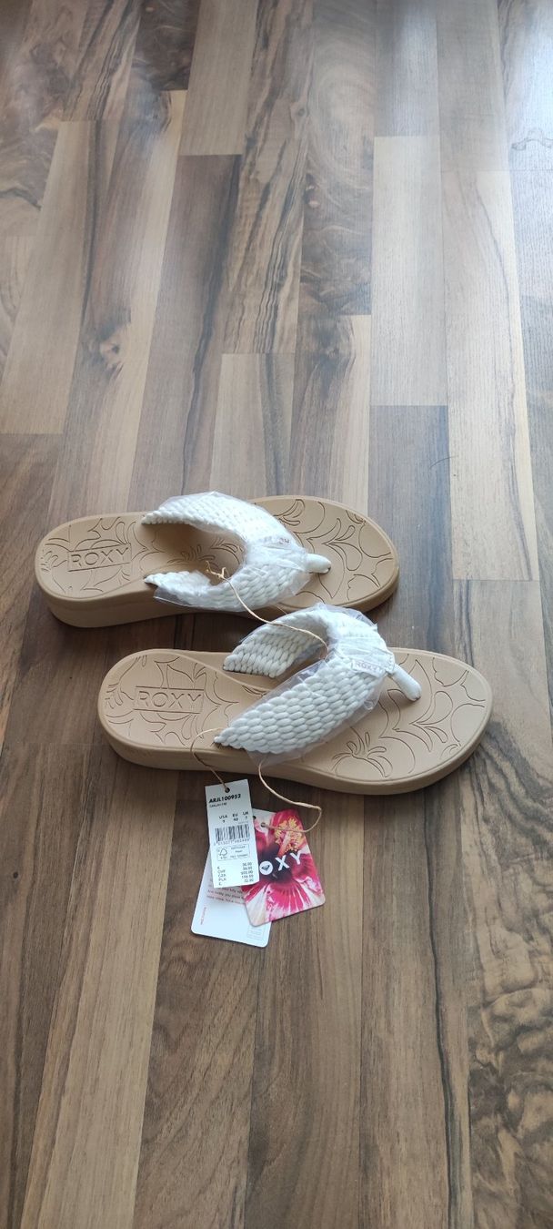Roxy Scarpe da donna: sehr schöner gewebter Flipflop von ROXY, Gr. 40 – Nuovo e nell'imballaggio originale da Rossrüti venduto da lele1213