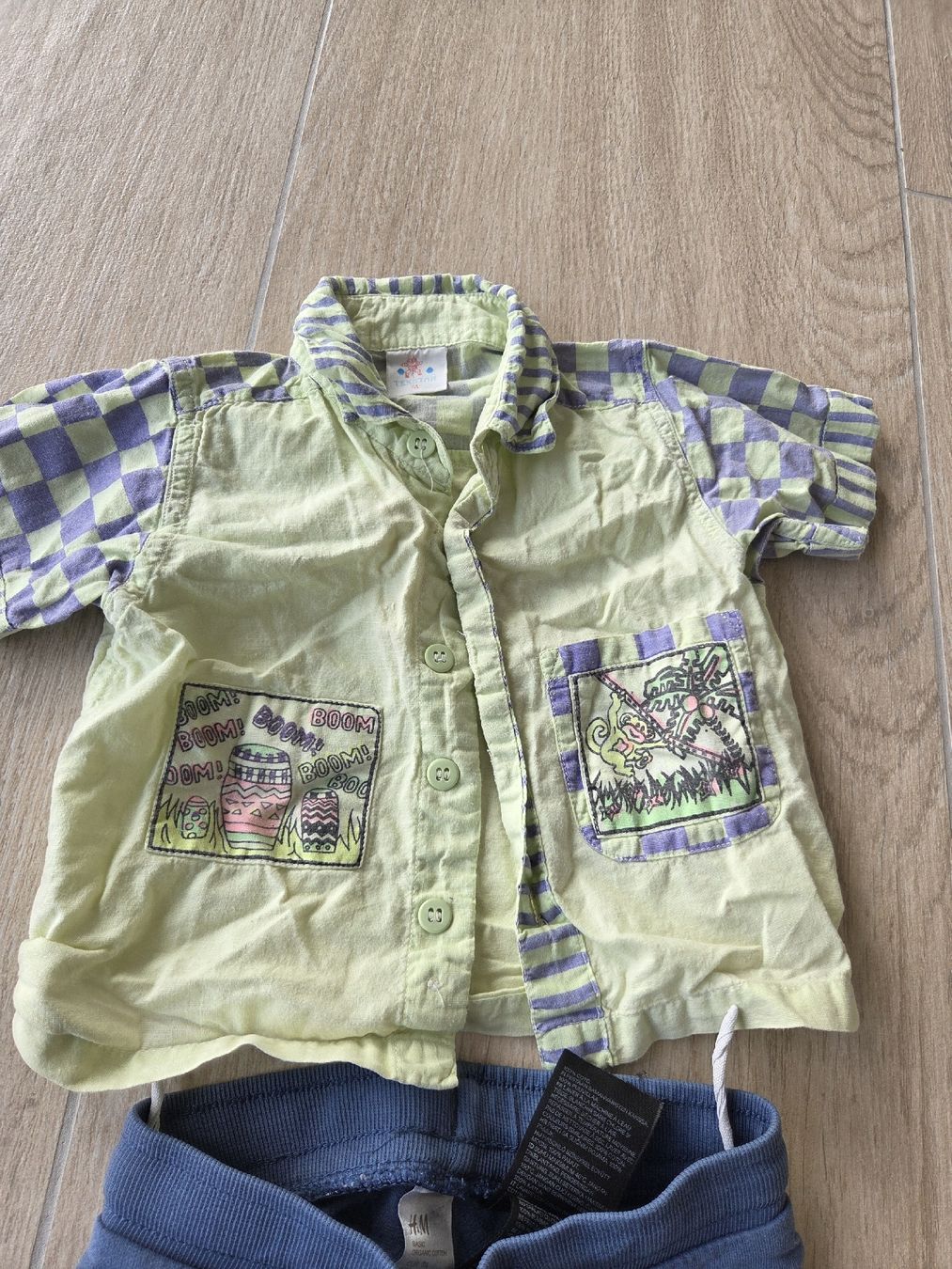 Lotti di vestiti: Ensemble garçon taille 74- Chemise et pantalon léger – Usato da Neuchâtel venduto da bilao 2
