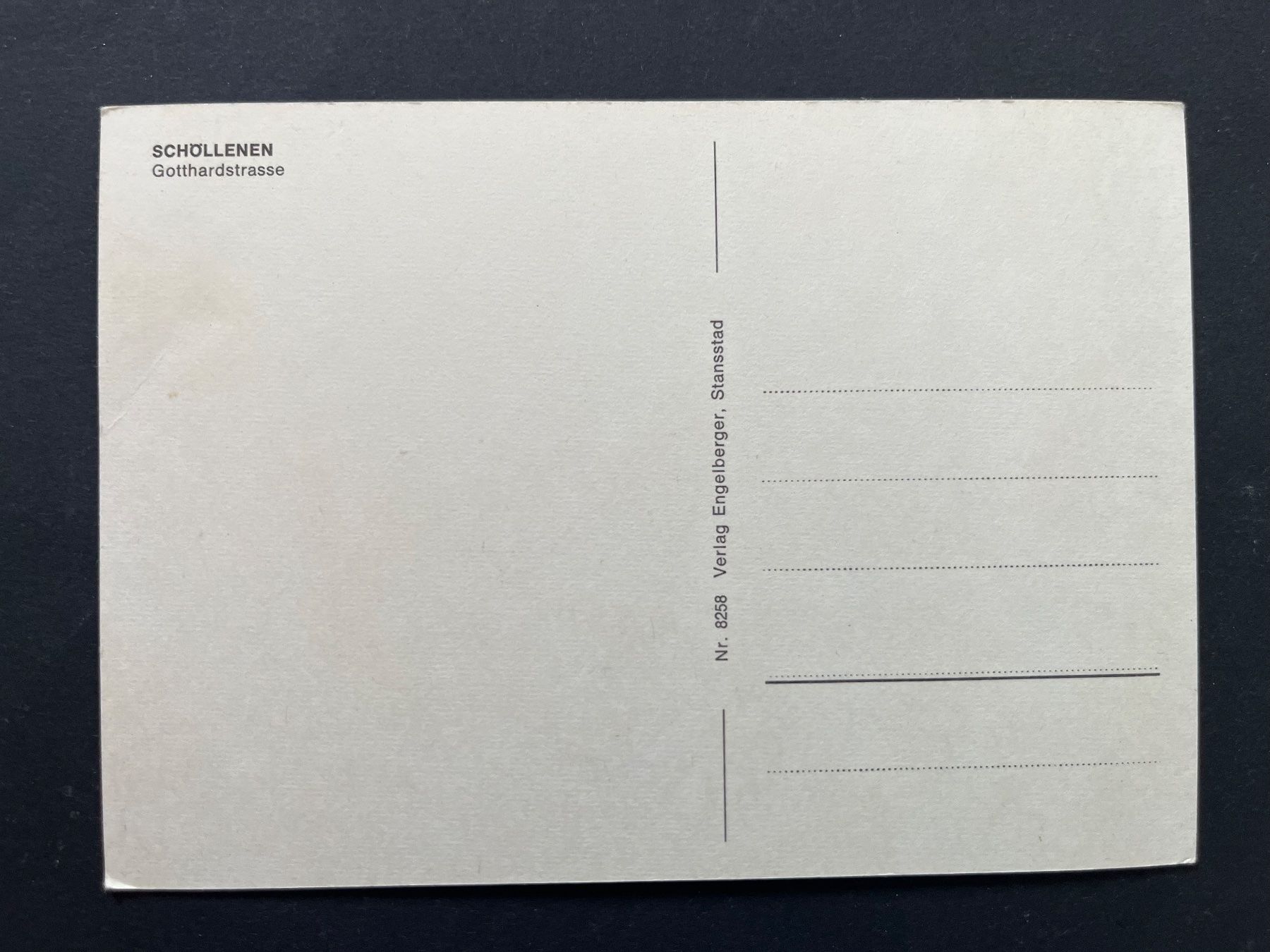 Ansichtskarten: Schöllenen Gotthardstrasse. Ca. 1970 – Gebraucht aus Ostermundigen von DaxKarten-75 1