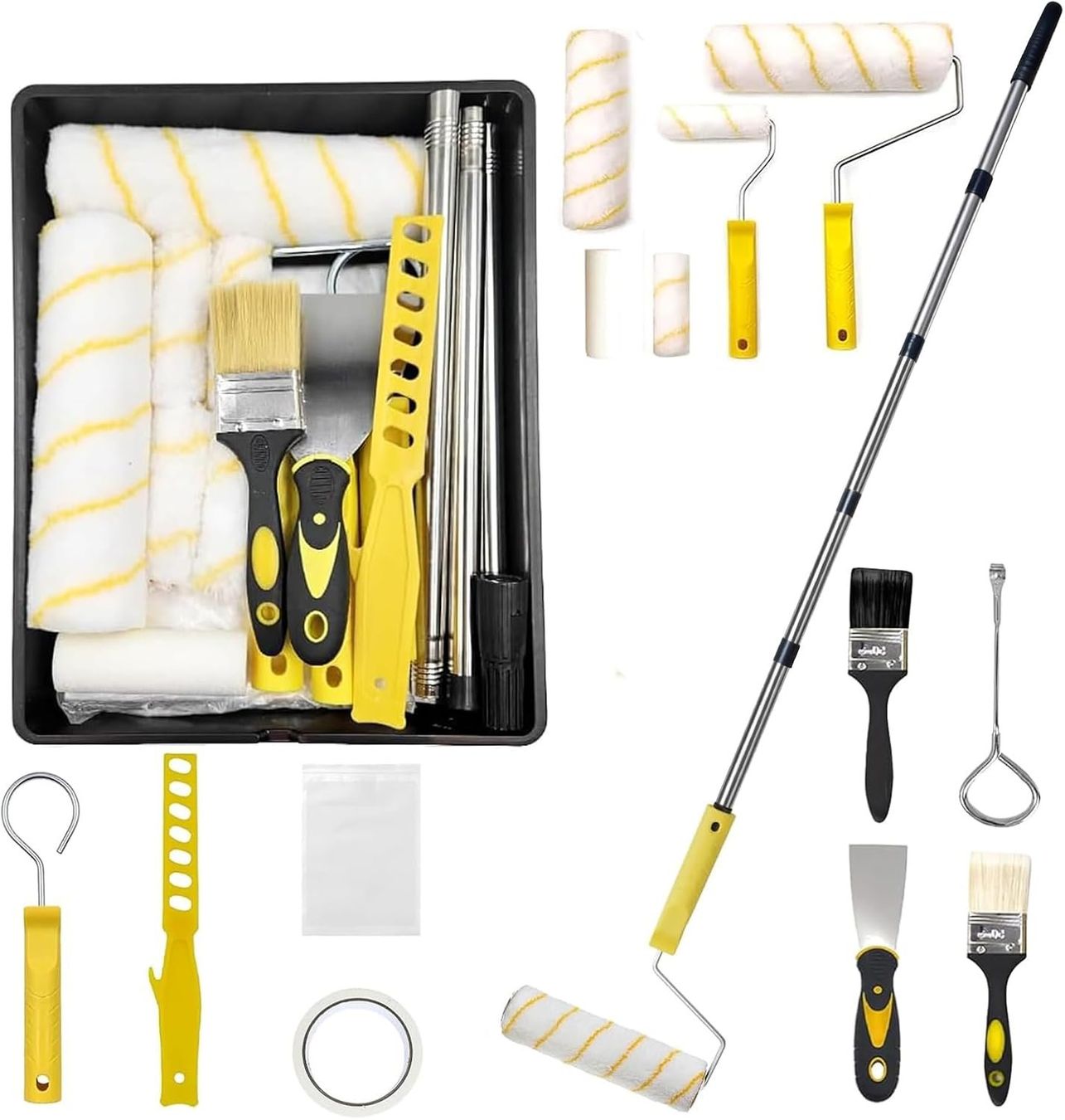 Alle Werkzeuge: Farbroller-Set, Farbroller 9 Zoll, kleine – Neu und originalverpackt aus Hundwil von Mr.Wong