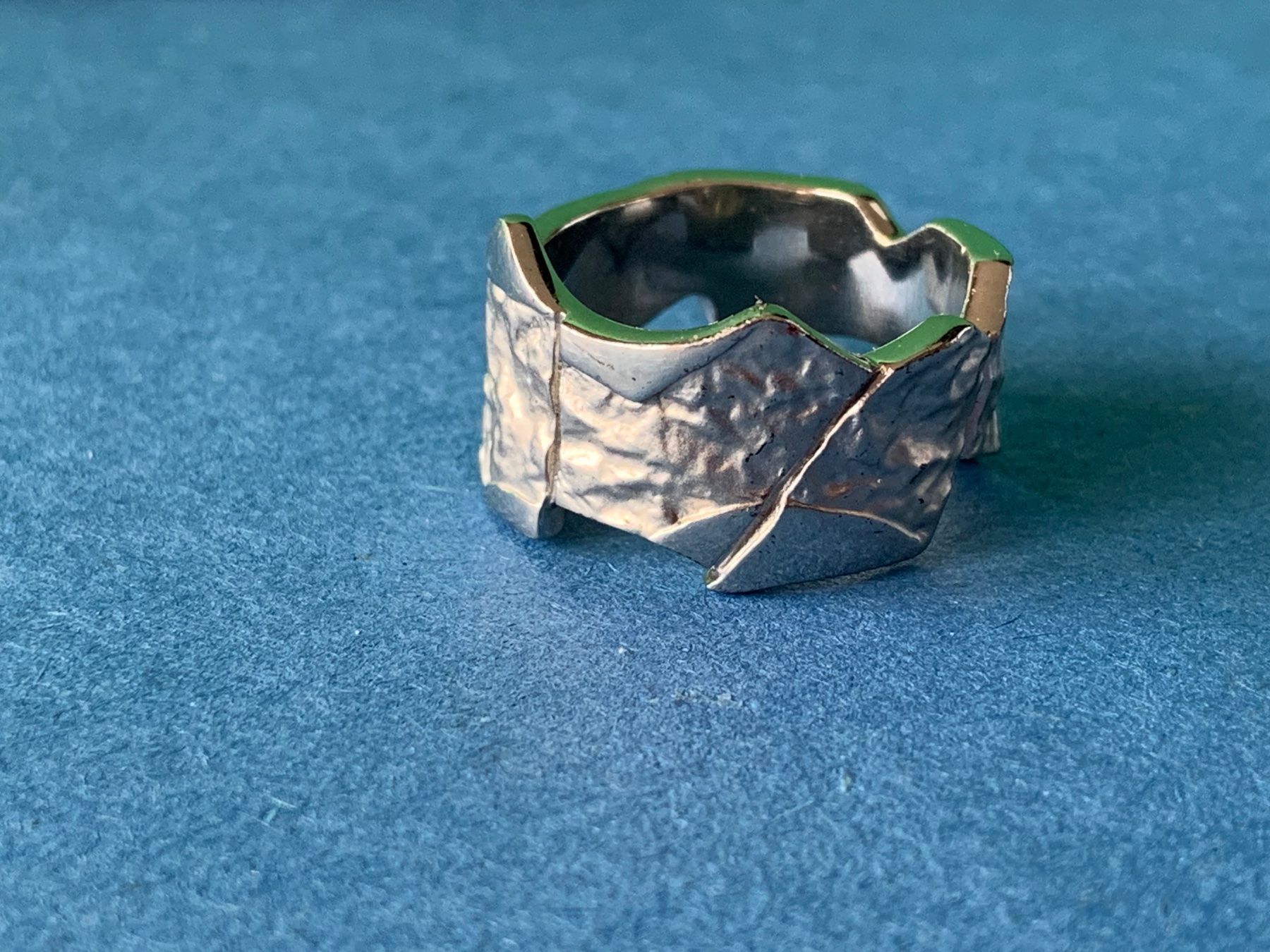 Bagues: Designerring silberfarben Papierchaos – Neuf (Voir description) à Dittingen par Bijoubelle 6