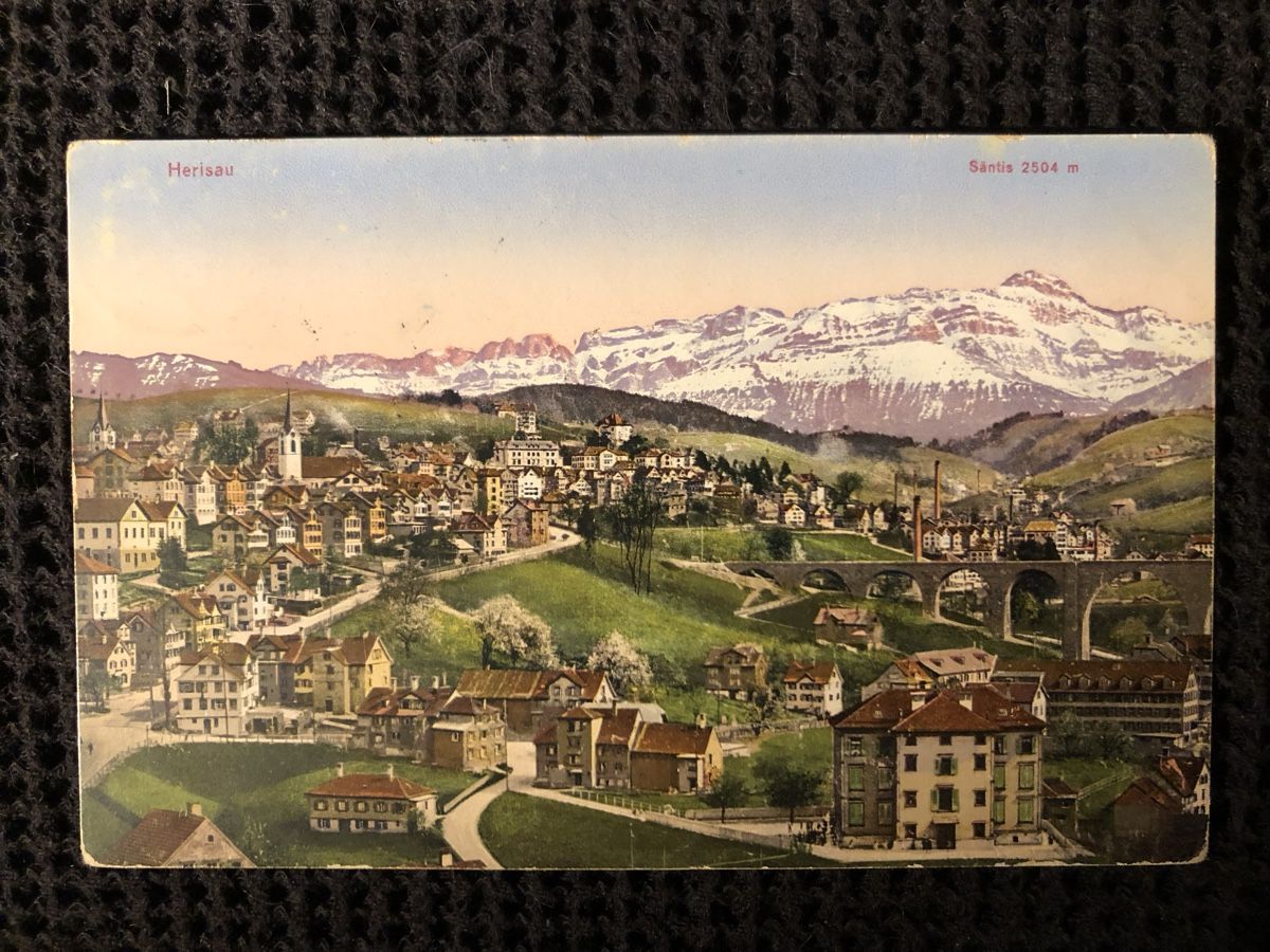 Cartoline postali: Ansichtskarte Herisau – Usato da Näfels venduto da fritzjk