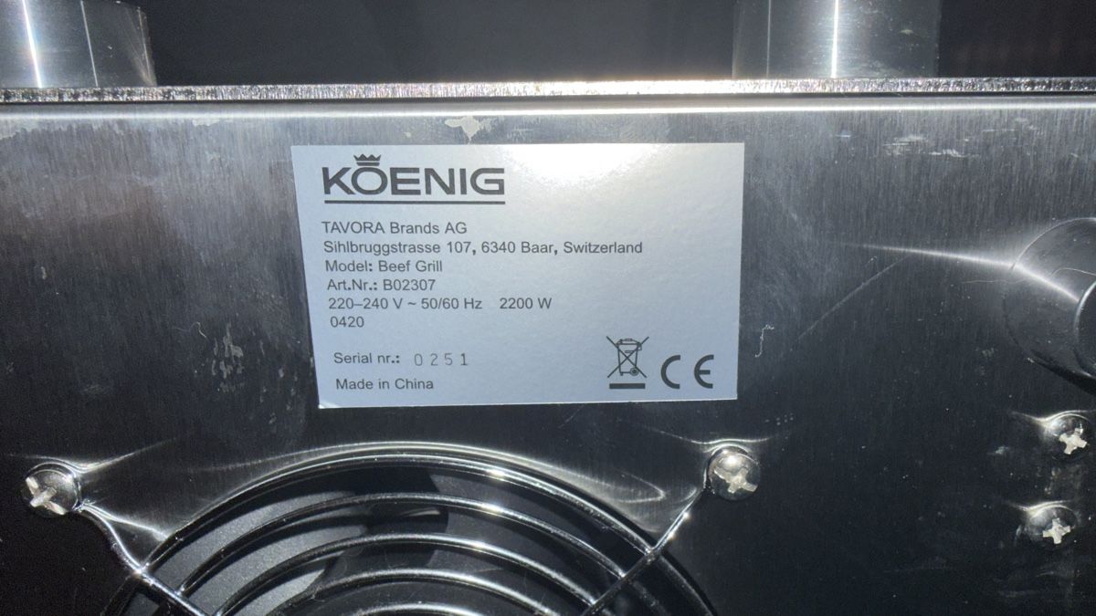 Griglie: Koenig Beef Grill B02307 – Usato da Basel venduto da stalders72 1