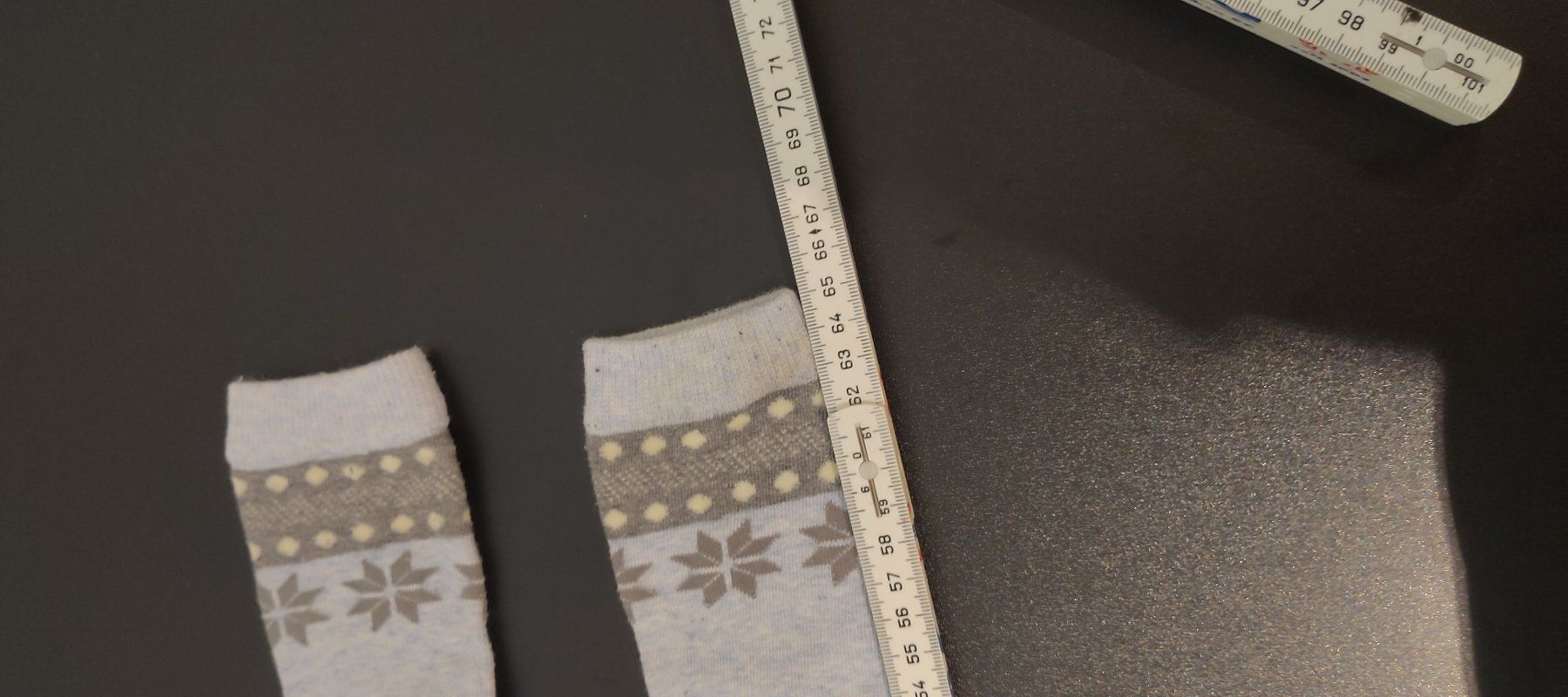 Strumpfhosen & Leggings: Kinder Strumpfhose Norwegermuster Hellblau Grau Gr. ca. 110 – Gebraucht aus Felben-Wellhausen von Awallner 2
