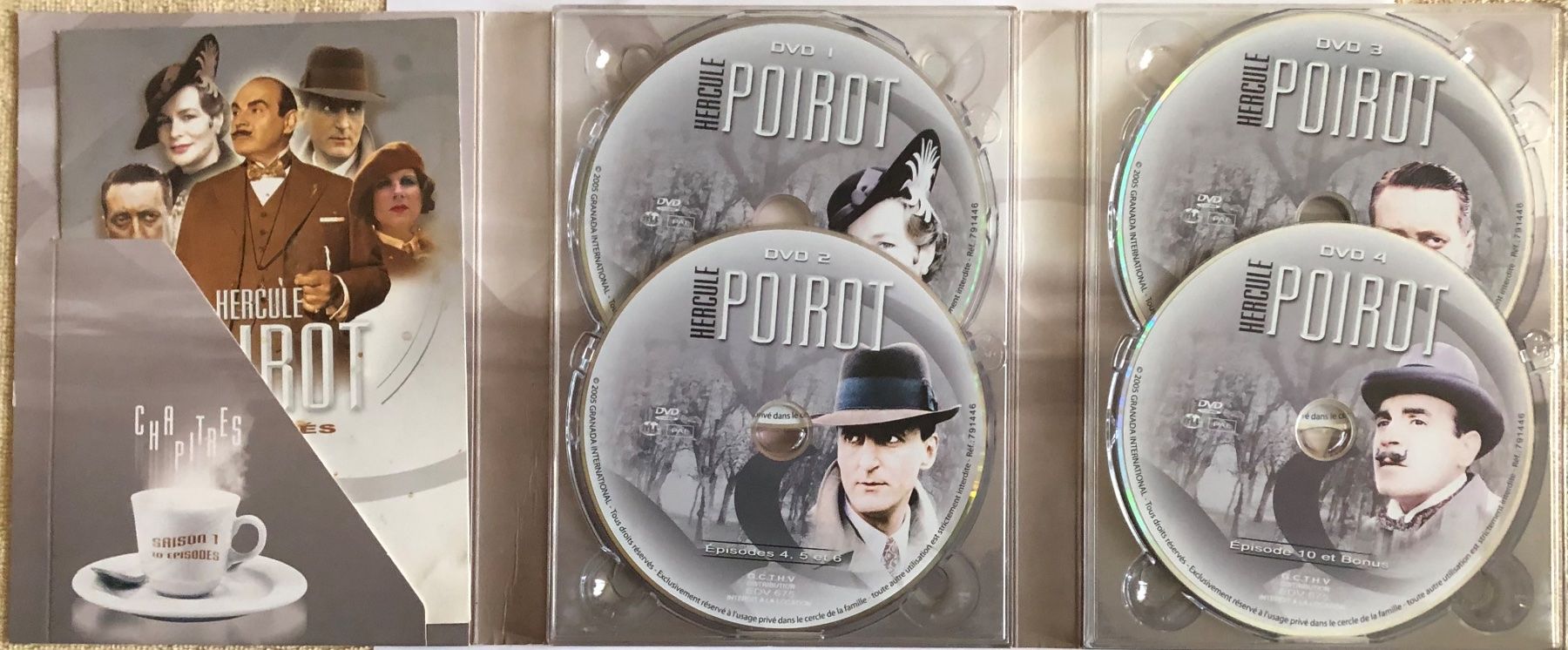 Tutti i DVDs: HERCULE POIROT (SAISON 1) – Usato da Poliez-Pittet venduto da Newtown-Records 2