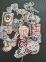 Lot d autocollants sur le thème du cinéma neuf