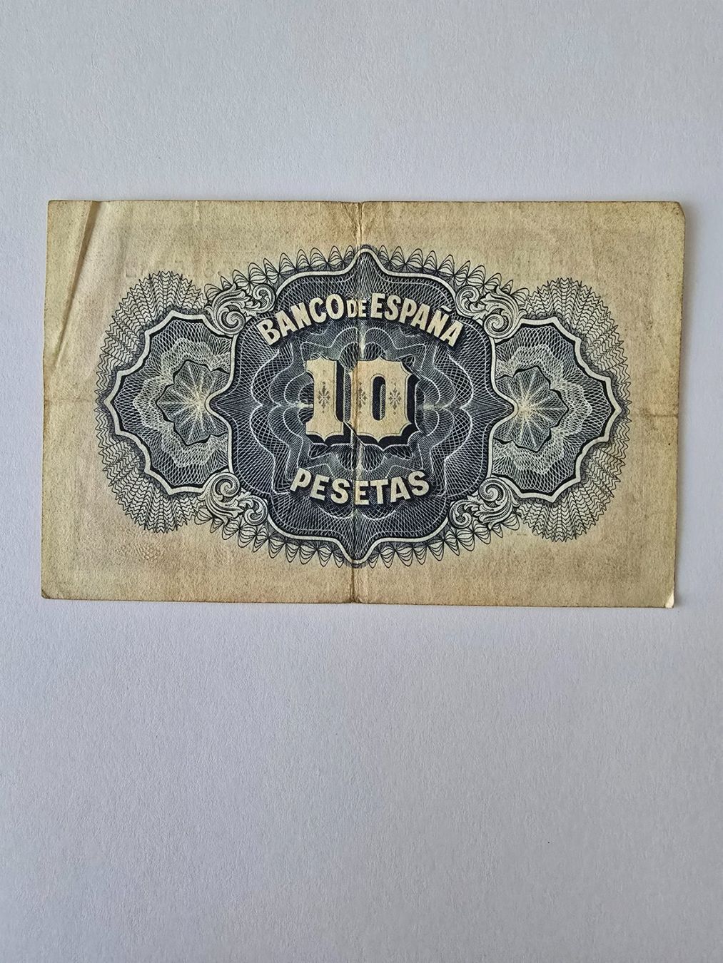Banknoten: 10 Peseten Spanien 1935 – Gebraucht aus Neuenhof von brasvarela 1