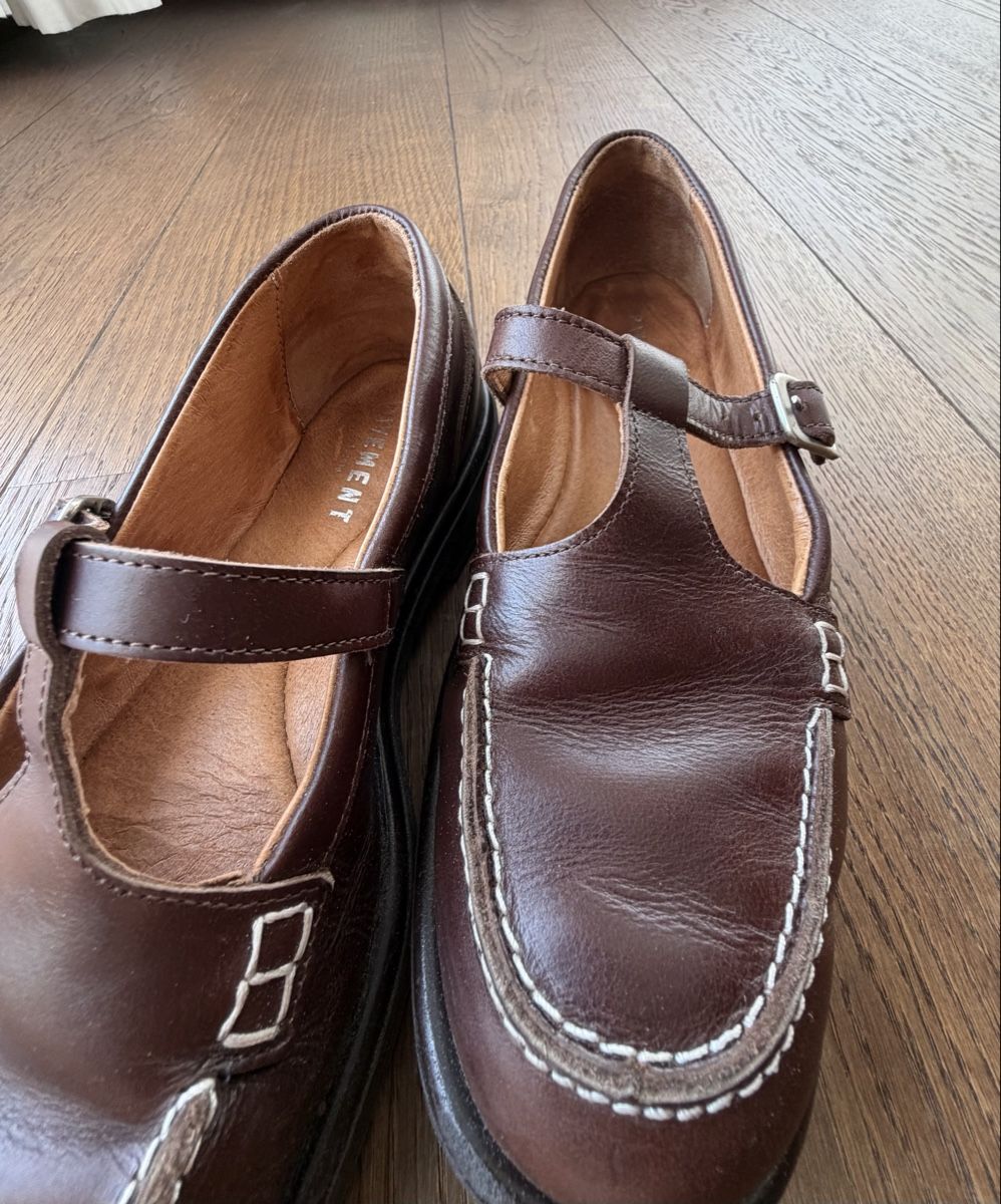 Scarpe da donna: Braune Halbschuhe von PAVEMENT Gr. 38 – Usato da Appenzell venduto da ErMaBaGm 1