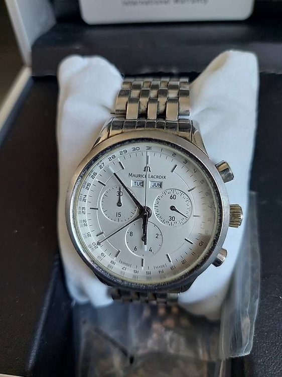 Maurice Lacroix Orologi: Uhr Maurice Lacroix Chronograph – Usato da Basel venduto da mabu46 3