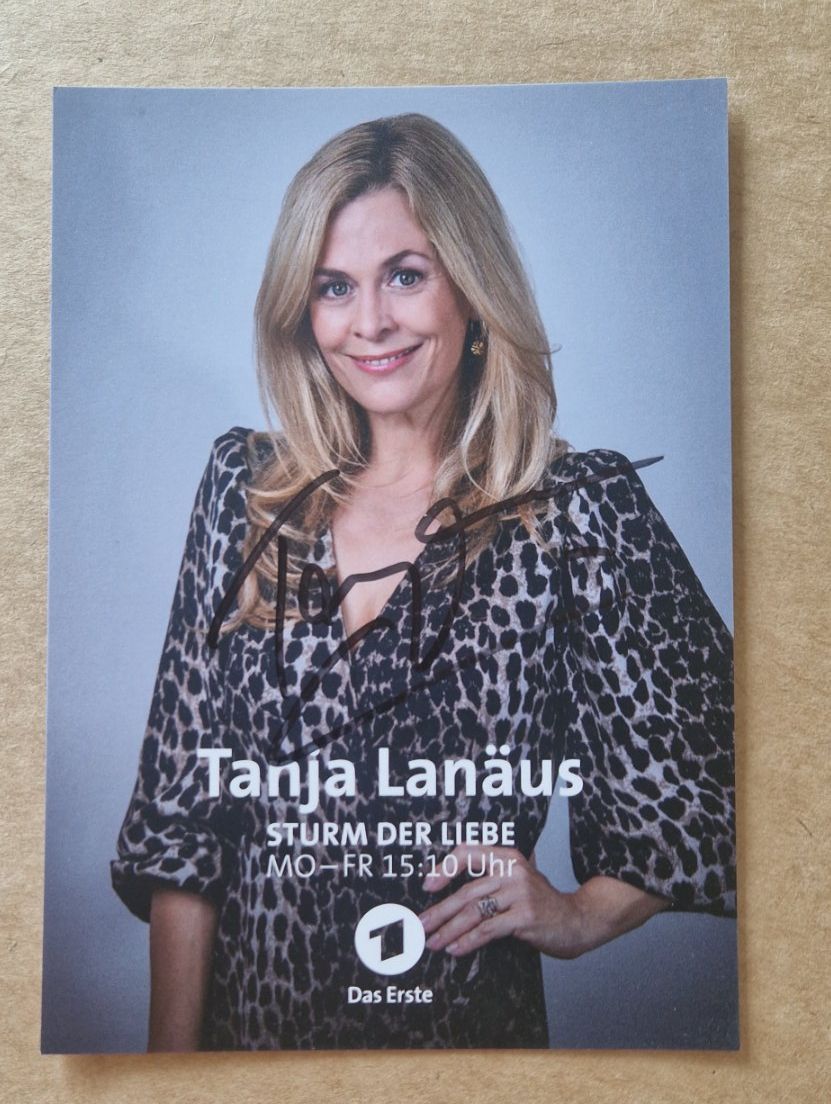 Autogramme: Tanja Lanäus - Sturm der Liebe - handsigniert – Gebraucht aus Menziken von Autogramme