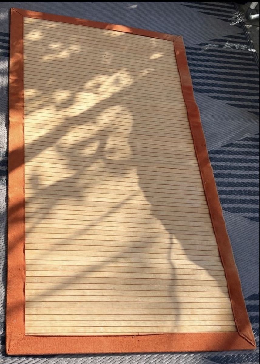 Tappetini fitness: Bambusmatte mit Stoffrahmen 70x130cm – Usato da Bettlach venduto da E.a32
