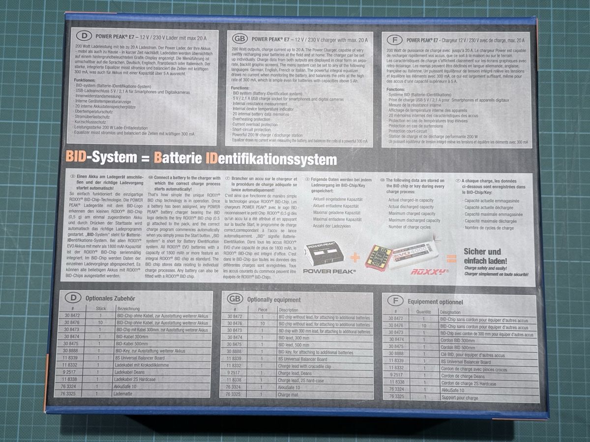 Multiplex Accus, Chargeurs & Blocs d'alimentation: Multiplex Akku-Ladegerät multifunktional Powerpeak E7 – D'occasion à Sargans par Basebleed 2