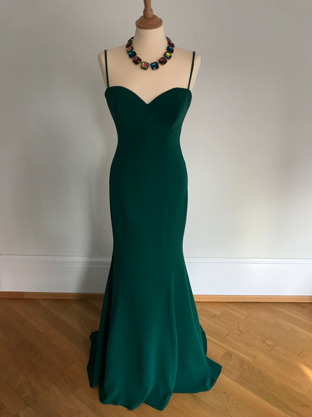 Vestiti: Abendkleid in Dunkelgrün – Nuovo (secondo la descrizione) da Zürich venduto da y.guenes
