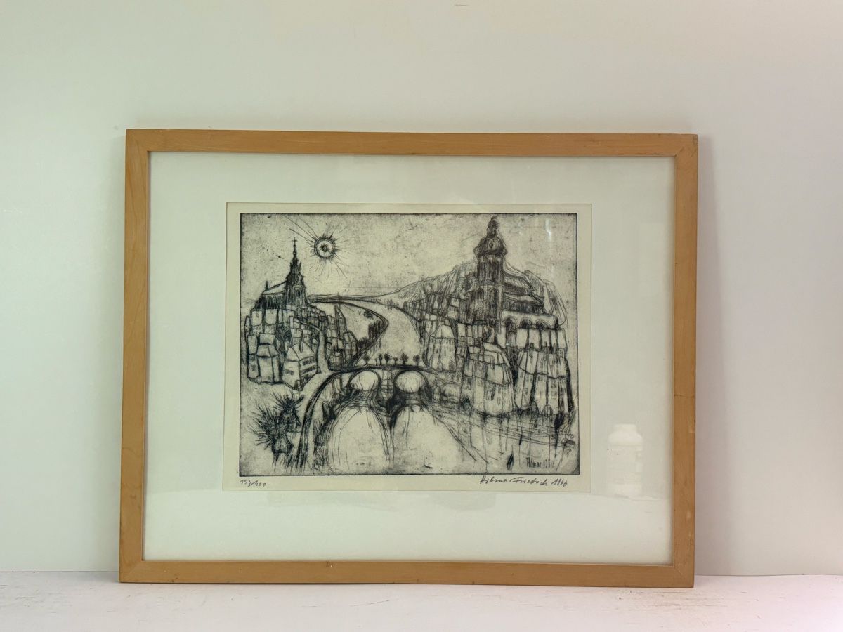 Grafiken & Lithographien: Hilmar Friedrich - Radierung  – Gebraucht aus Solothurn von NUVICO 8