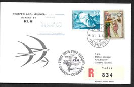 Erstflug Zürich - Konakry ab Liechtenstein 31.5.1963