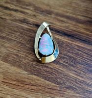 Opal Anhänger 18k Gold - aussergewöhnlich sehr schöne Farben