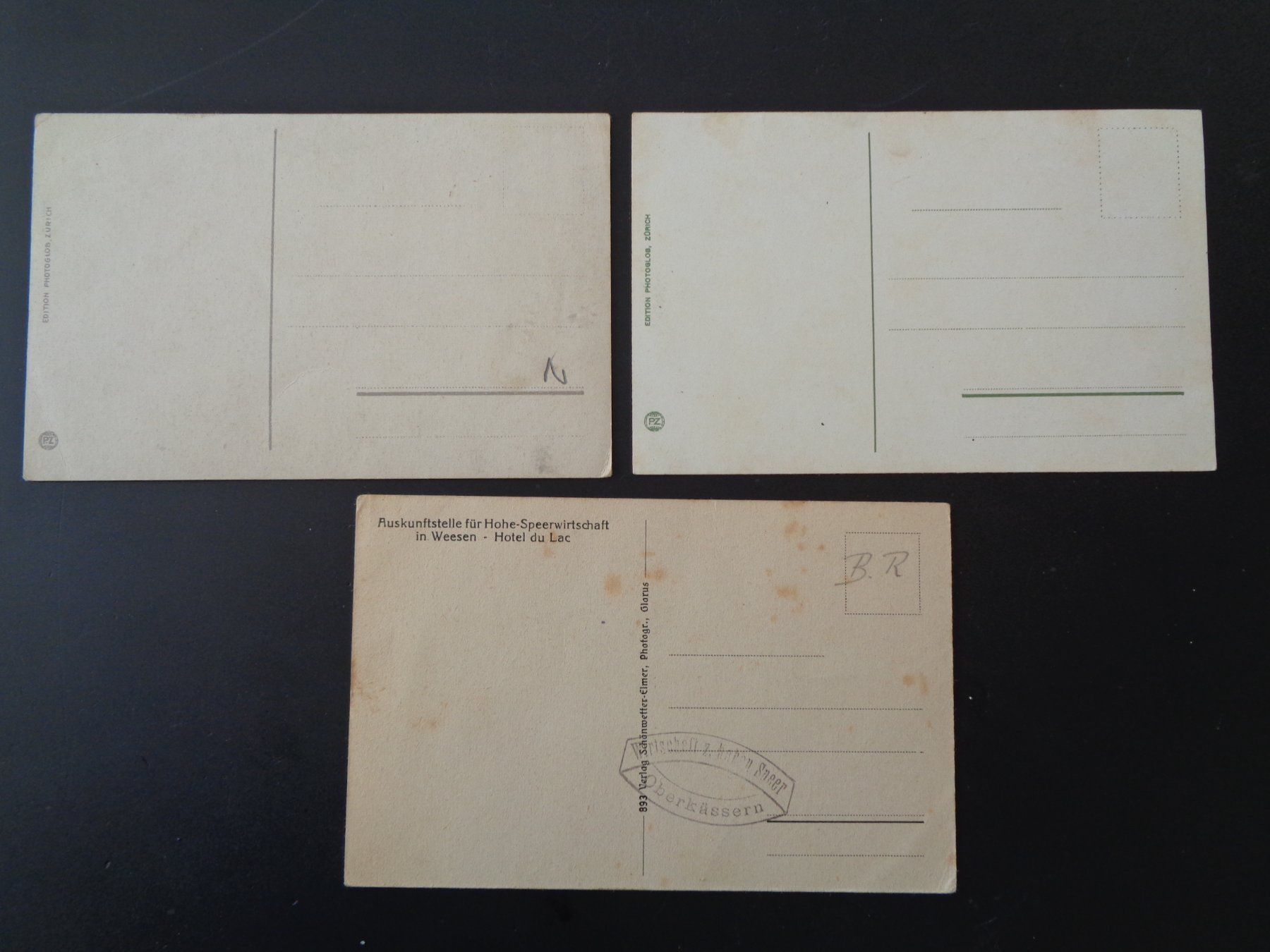 Cartoline postali: 3 Postkarten ungelaufen – Usato da Bäretswil venduto da 7bello60 1