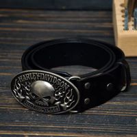 Ceinture avec boucle Harley-Davidson Skull J211