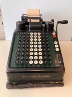 Burroughs Portable Addiermaschine Rechenmaschine