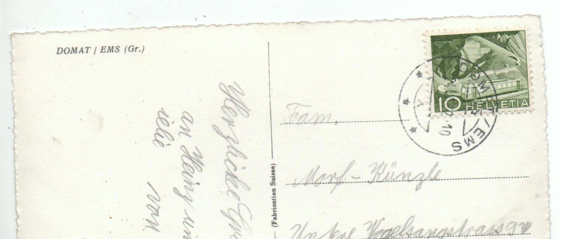 Cartoline postali: DOMAS EMS (Gr.) – Usato da Jona venduto da philajona 1