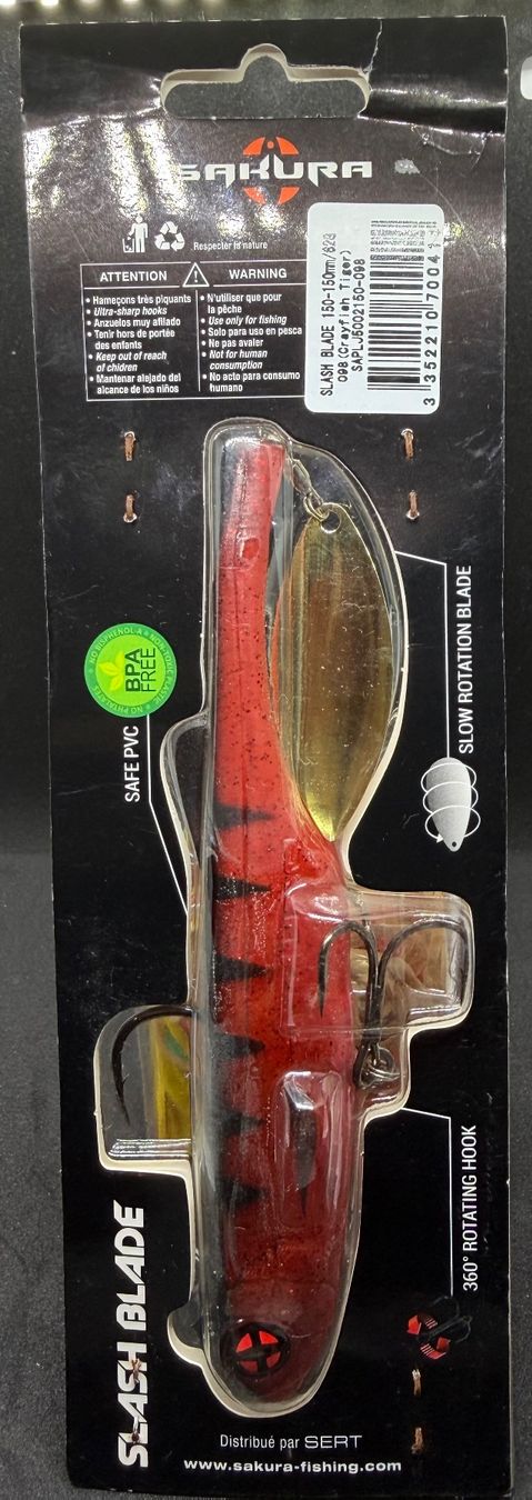 Köder: Sakura Slash Blade 15 cm - Crayfish Tiger – Neu und originalverpackt aus Widnau von Fishingtackle_Oggy 1