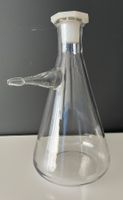 Grosses Labor Glas mit Deckel und AusGuss