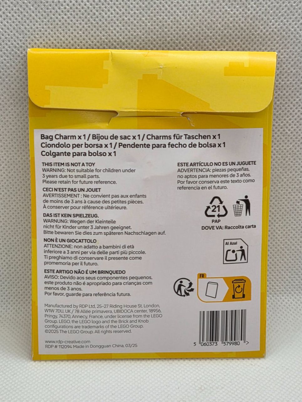 Lego Kit di costruzioni: LEGO 112094 Game Controller Key Chain - Dark Purple – Nuovo e nell'imballaggio originale da Basadingen venduto da NekoBricks 2