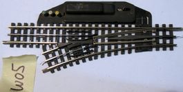 W05) Trix Express Elektroweiche links, 1x, Zustand sehr gut