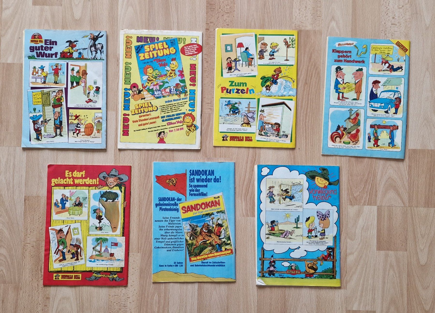 Fumetti: "Buffalo Bill"- Comics (sieben Hefte) – Usato da Aarau venduto da Vintage1969 1