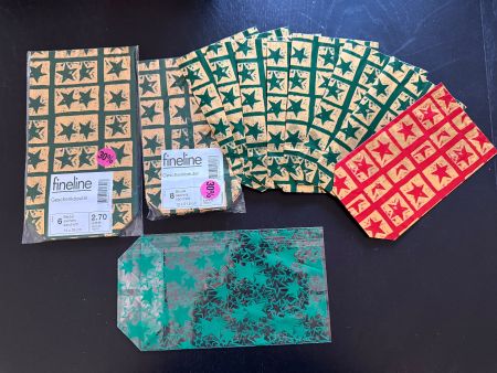Geschenkbeutel Set Fineline, Weihnachten, Neu!