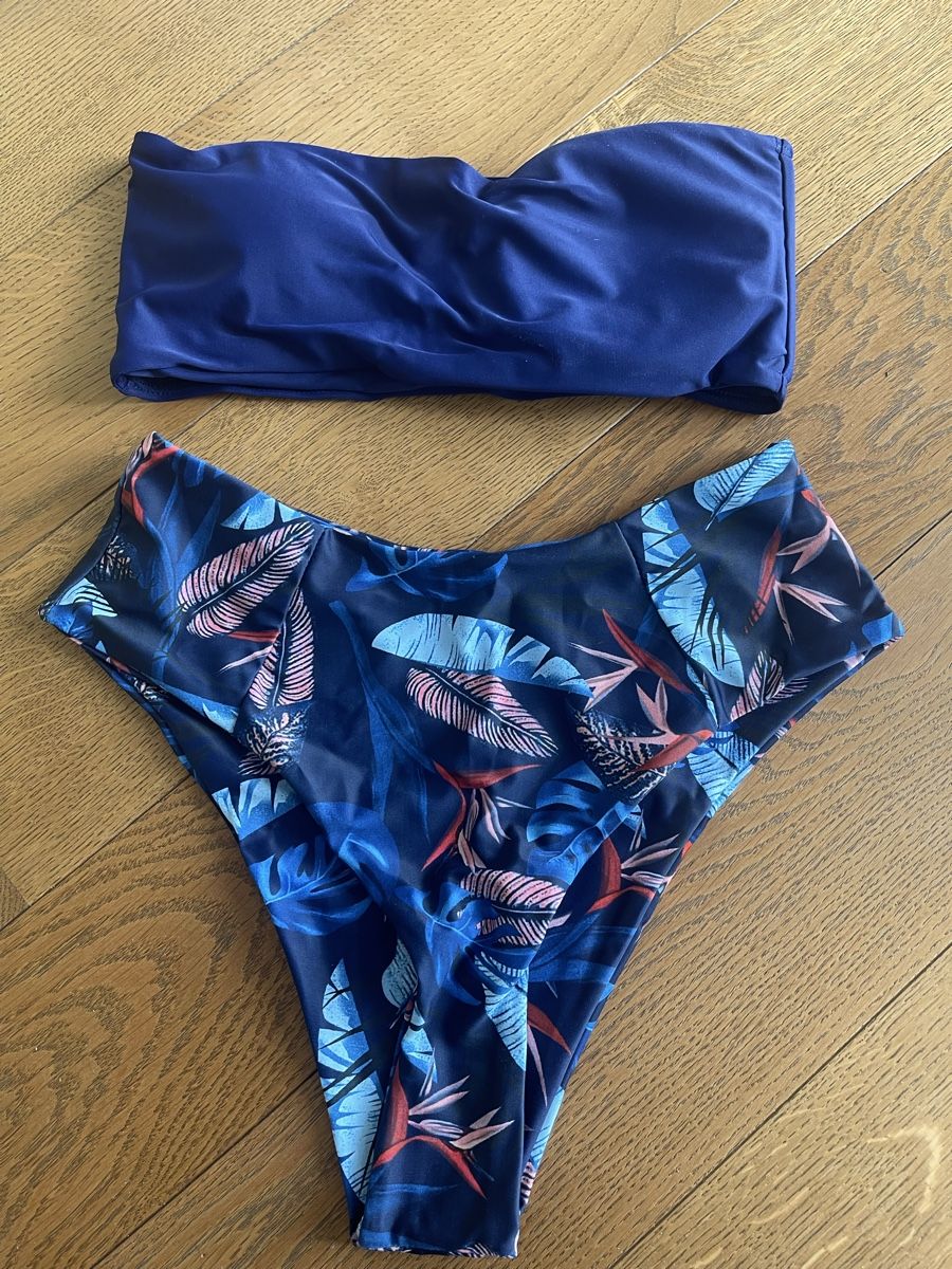 Badekleider & Bikinis: Wunderschönes Bikini in Blau mit Muster Gr M Neu – Neu (gemäss Beschreibung) aus Bassersdorf von Sandy456 2