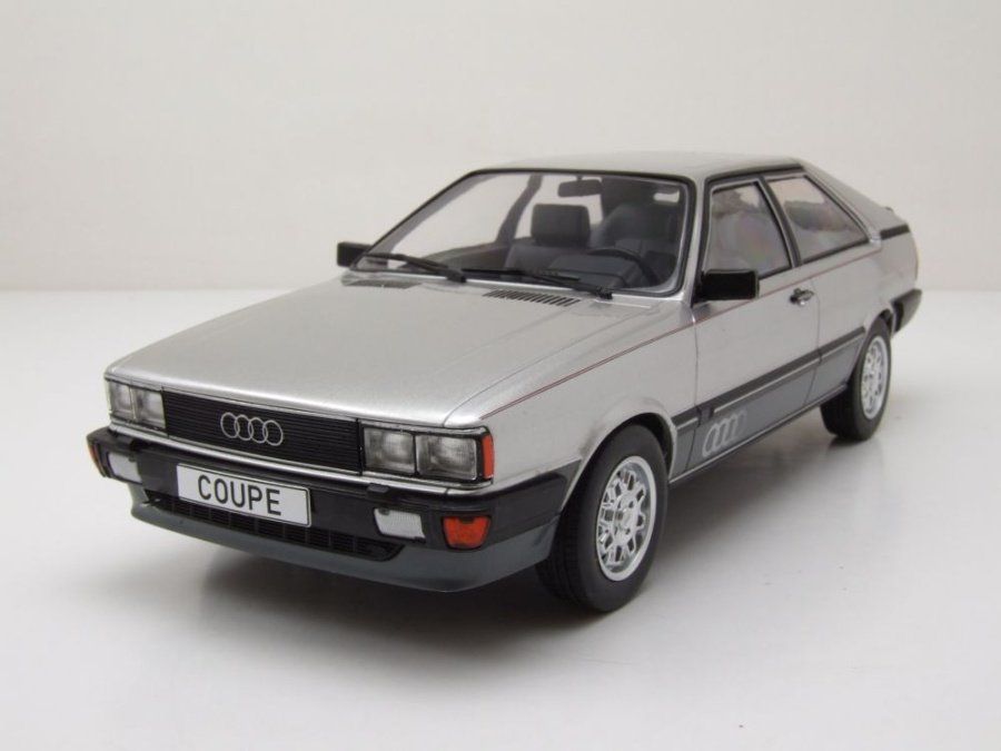 Audi Modellautos: Audi Coupé GT B2 Phase I 1980-1982 silber met. / schwarz / – Neu und originalverpackt aus Gerlafingen von espero88