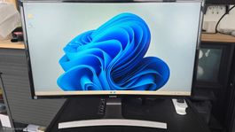 Samsung Monitor, 27 Zoll, Curved, Full HD, Schwarz!