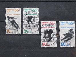 BRD 1971 Olympische Spiele Sapporo aus BL 6 gest