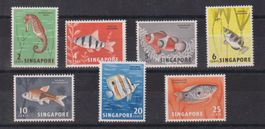 Singapore: Serie Fische 1964 / Postfrisch
