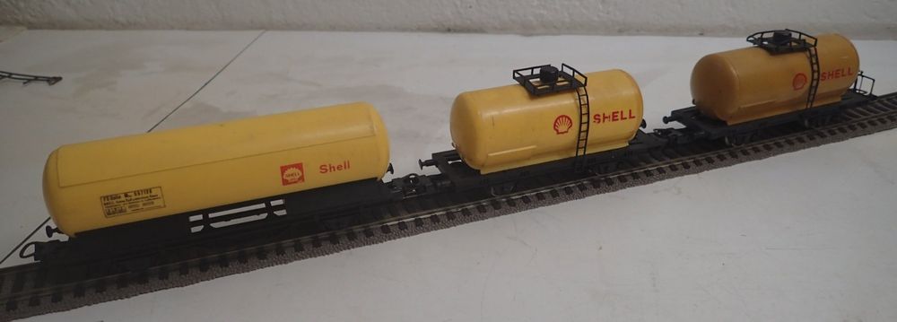 LIMA H0 - 3 Tankwagen von SHELL - 3 citernes SHELL patinées (Gebraucht ...