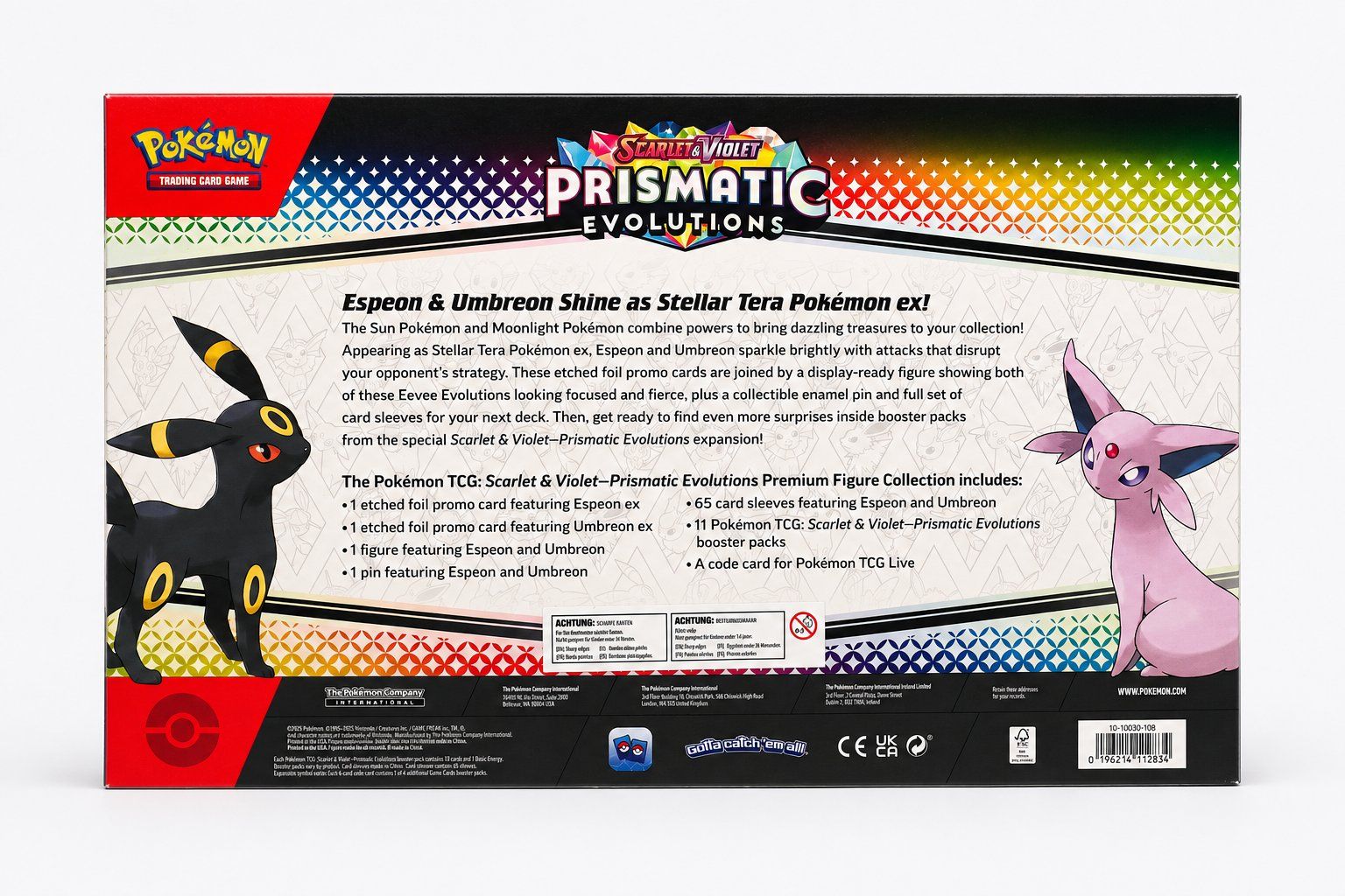 Pokémon Carte collezionabili: Prismatic Evolutions Premium Figure Collection EN – Nuovo e nell'imballaggio originale da  venduto da  1