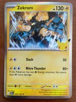 Pokemon Zekrom Holo 30 Jahre (Versand gratis)