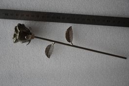 Pyrit Silber     Rose  Edel   23cm lang Aus Stein