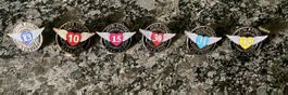 6 Love Ride Pins