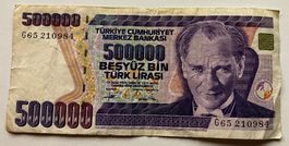 Türkei 500‘000 Lirasi
