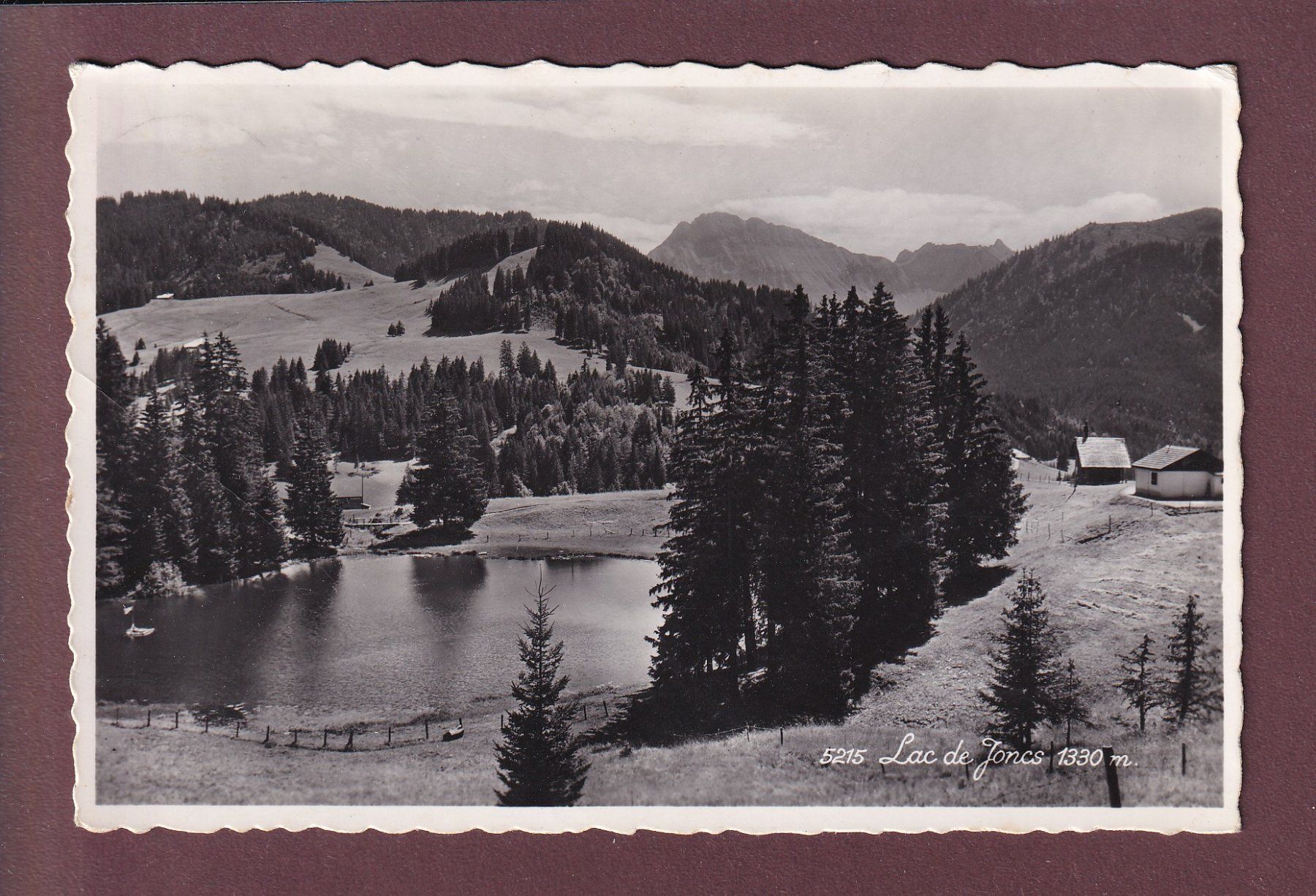 Cartoline postali: LAC DES JONCS - 1949 – Usato da Pully venduto da nicecards