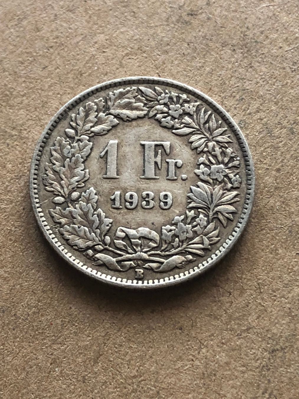 Toutes les monnaies: 1 Fr. 1939 – D'occasion à Schötz par Odpa